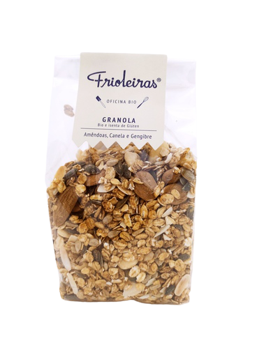 Granola de Amêndoa, Canela e Gengibre...