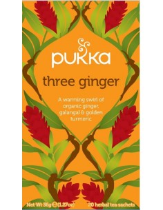 Infusão 3 Gengibres Pukka...