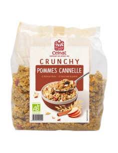 Crunchy Maçã Canela Bio 500g