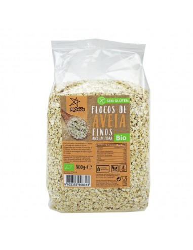 Flocos de Aveia Finos s/ Glúten Bio 800g