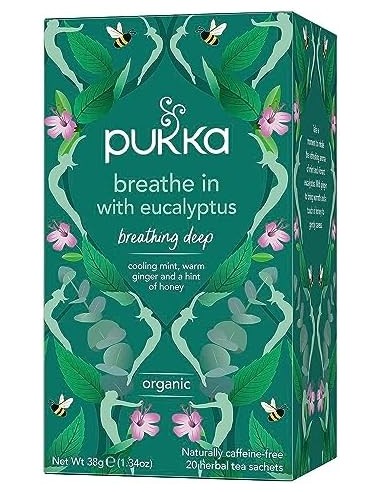 Infusão Eucalipto Pukka Bio 20 saq