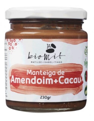 Manteiga de Amendoim e Cacau Bio 230g