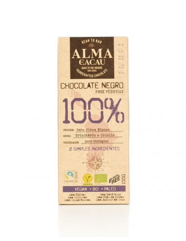 Chocolate Preto 100% Bio 100g