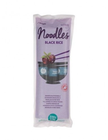 Noodles de Arroz Negro Bio 250g