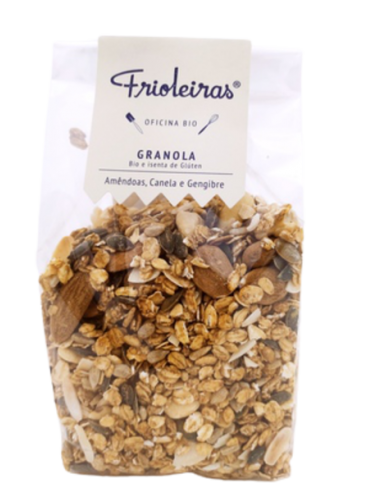 Granola de Amêndoa, Canela e Gengibre...