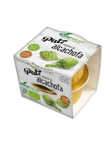 Paté Vegetal de Alcachofra Bio 100g