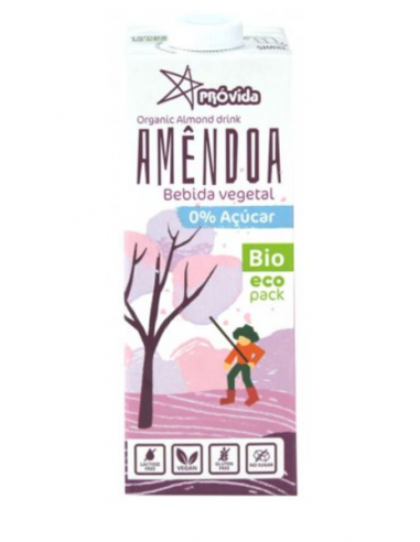 Bebida de Amêndoa s/Açúcar Bio 1L