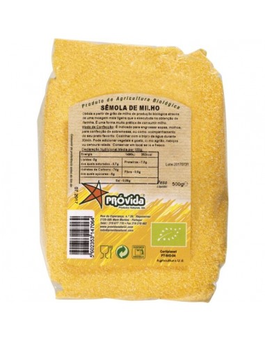 Sêmola de Milho Bio 500g