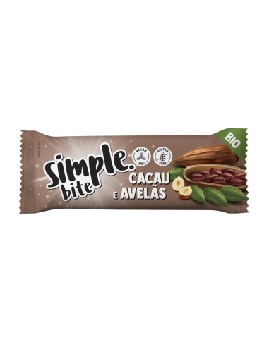 Barrinha de Cacau e Avelã Bio 35g