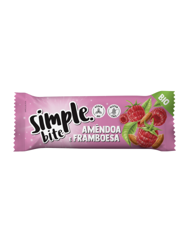 Barrinha de Amêndoa e Framboesa Bio 35g