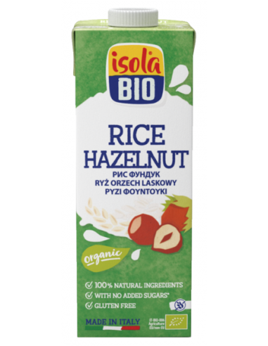 Bebida de Arroz (17%) c/ Avelã (3%)...