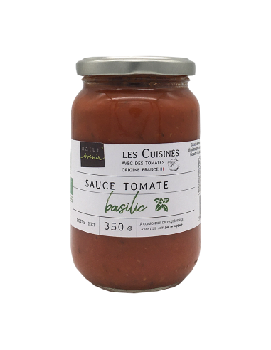 Molho de Tomate e Manjericão Bio 350g