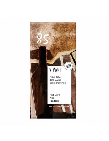 Chocolate Preto 85% Cacau Bio 80g