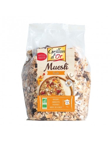 Muesli de Cereais e Frutas Bio 1kg