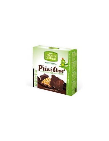 Biscoitos de Chocolate Preto Bio 125g