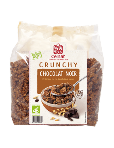 Crunchy de Aveia e Chocolate Negro...