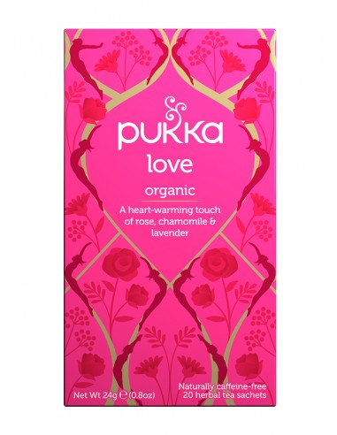 Infusão Amor Pukka Bio 20 saquetas