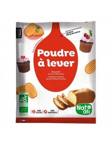 Fermento p/ Bolos s/ Glúten Bio 50g