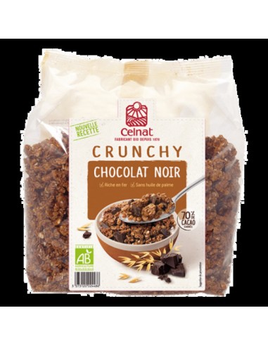Crunchy de Aveia e Chocolate Negro...