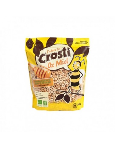 Crosti 3 Cereais e Mel Bio 300g