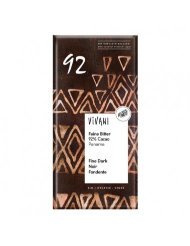 Chocolate Preto c/ 92% Cacau Bio 80g