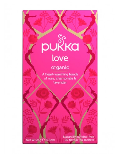 Infusão Amor Pukka Bio 20 saquetas
