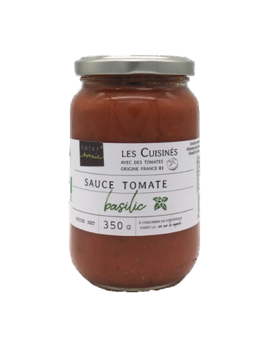 Molho de Tomate e Manjericão Bio 350g