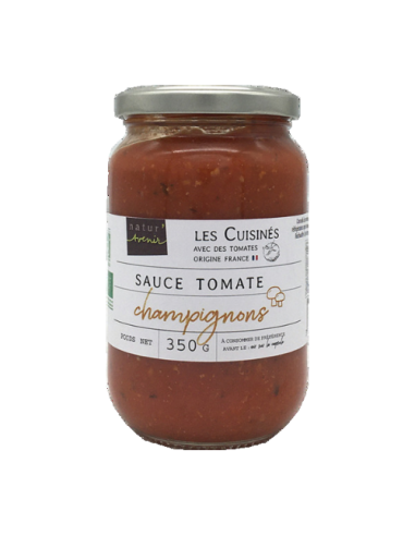 Molho de Tomate c/ Cogumelos Bio 350g