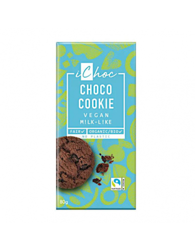 Chocolate Cookie de Arroz Vegan Bio 80g