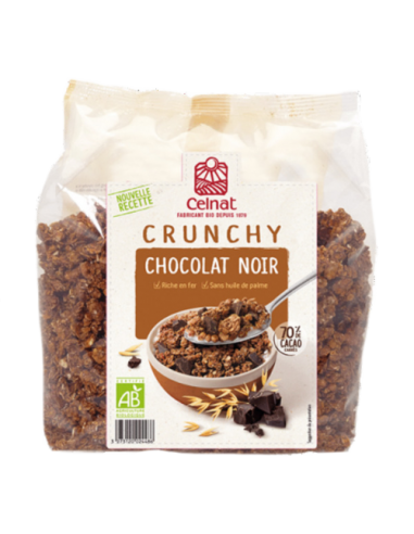Crunchy de Aveia e Chocolate Negro...