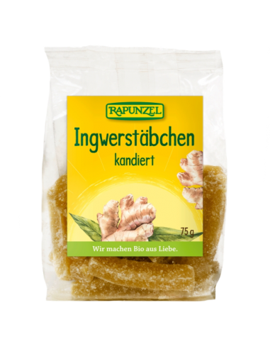 Stick de Gengibre Cristalizado Bio 75g
