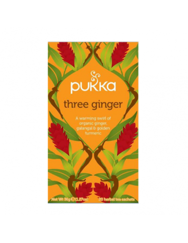 Infusão 3 Gengibres Pukka Bio 20...