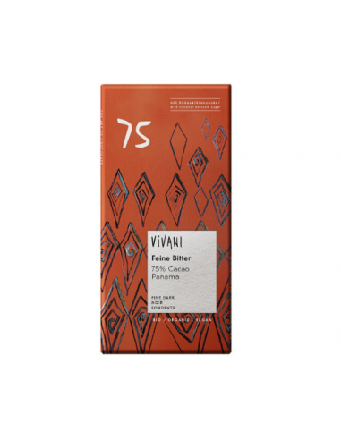 Chocolate 75% Cacau Bio 80g