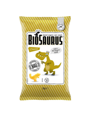 Snack Dino Milho e Queijo Bio 50g