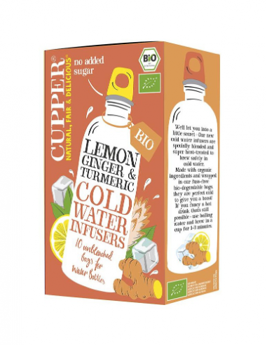 Infusão fria Limão Gengibre e Curcuma...