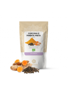 Curcuma e Pimenta Preta em...